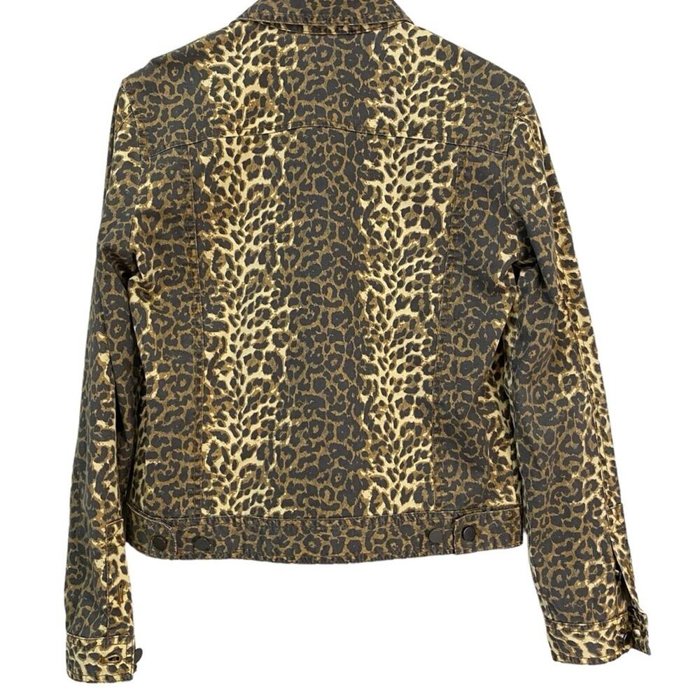 ATM Anthony Thomas Melillo Leopard Print Jacket Button Front Closure Luxe Small - Picture 3 of 11